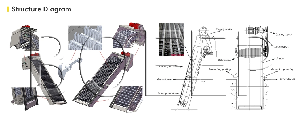 Primary Wastewater Fine Bar Screening Clarifier for Solid Liquid Separation