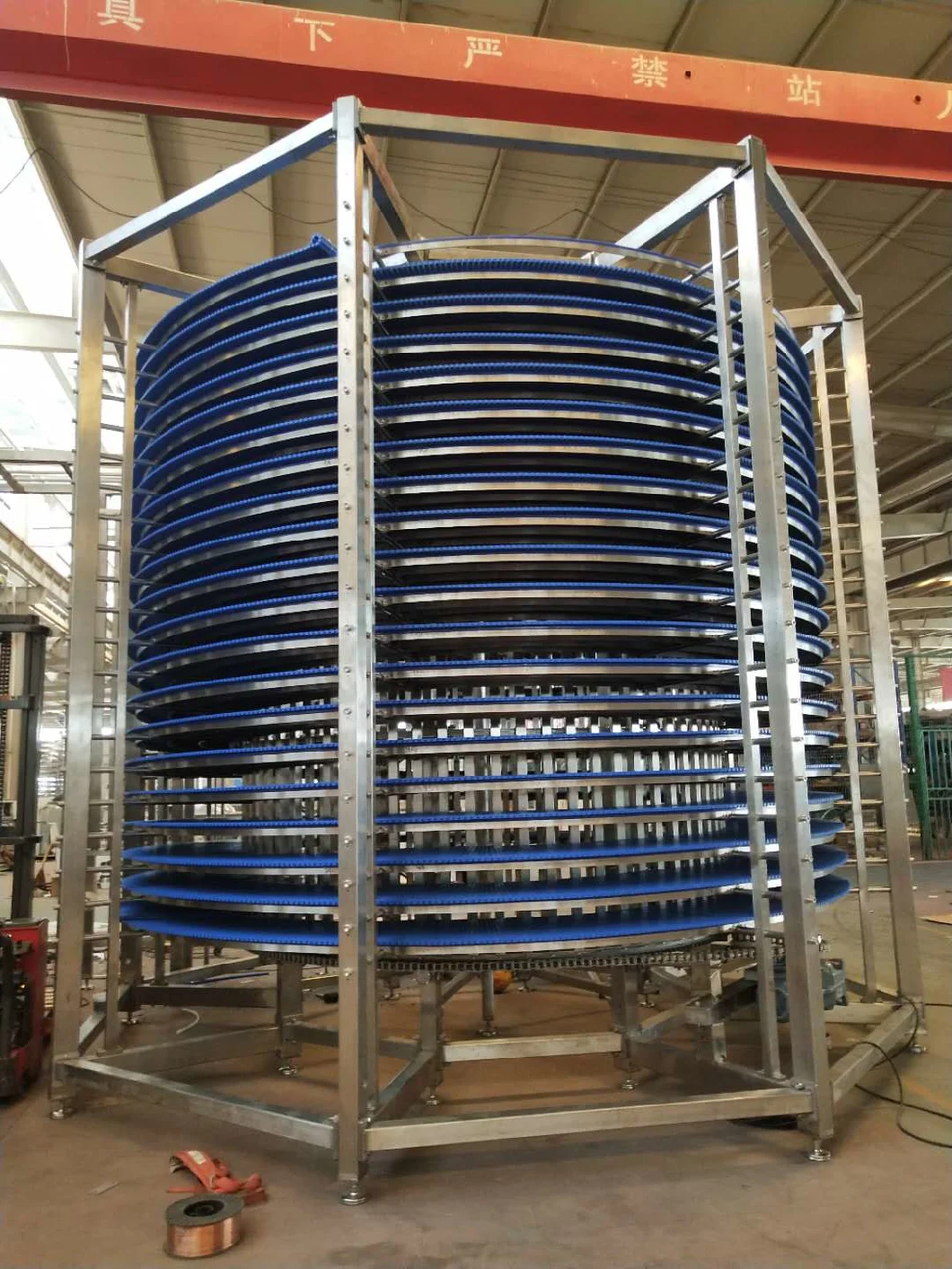 Small Cooling Spiral Elevator Vertical Screw Conveyors