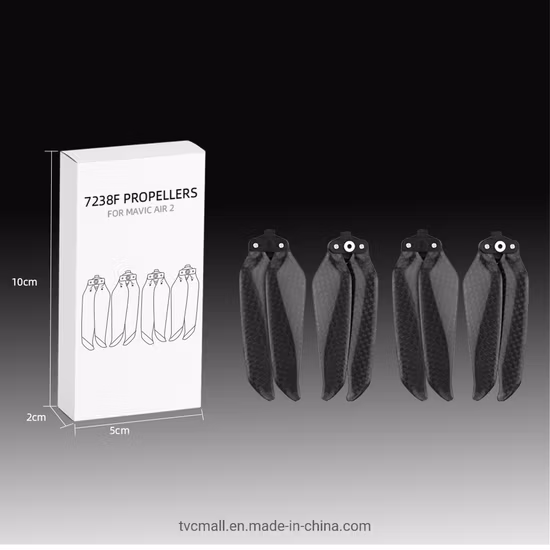 2 個の低ノイズブレードカーボンファイバープロペラ DJI Mavic Air 2 耐久性のある交換用交換ネジアクセサリー